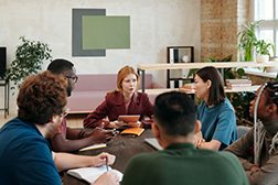 staff meeting